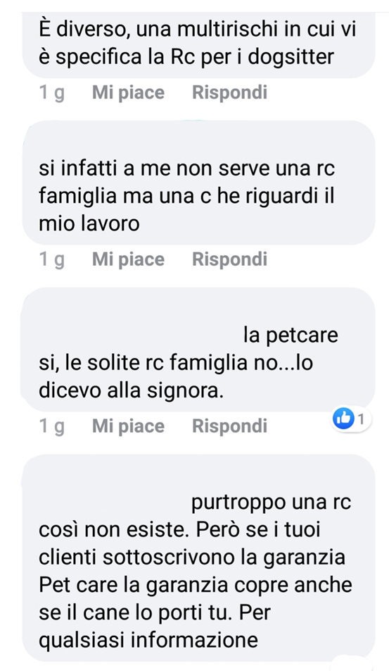 ritaglio post facebook 11 discussione gruppo consulenti assicurativi scarsi