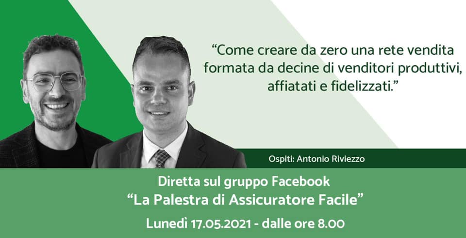 Antonio Riviezzo Spiega il ruolo del Direttore Vendite - Diretta della Palestra di Assicuratore Facile