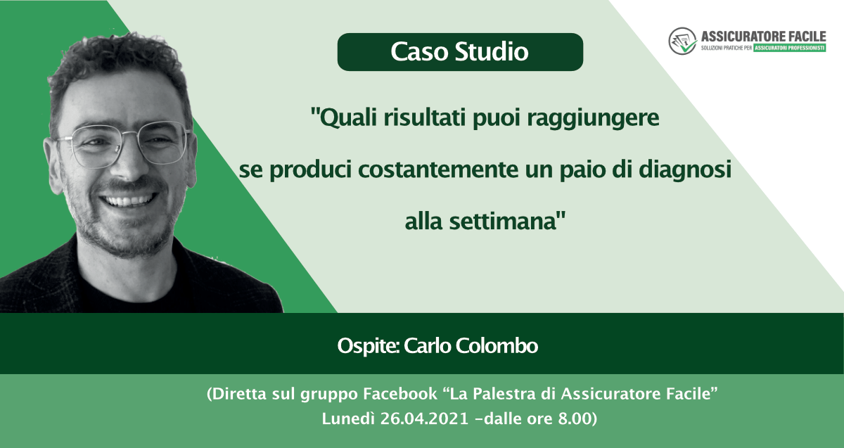 Intervista a Carlo Colombo, agente assicurativo che applica la consulenza assicurativa di Assicuratore facile ai manager e dirigenti di azienda.