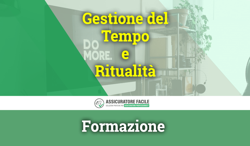 Articolo di Simone Costenaro sulla gestione del tempo del consulente assicurativo