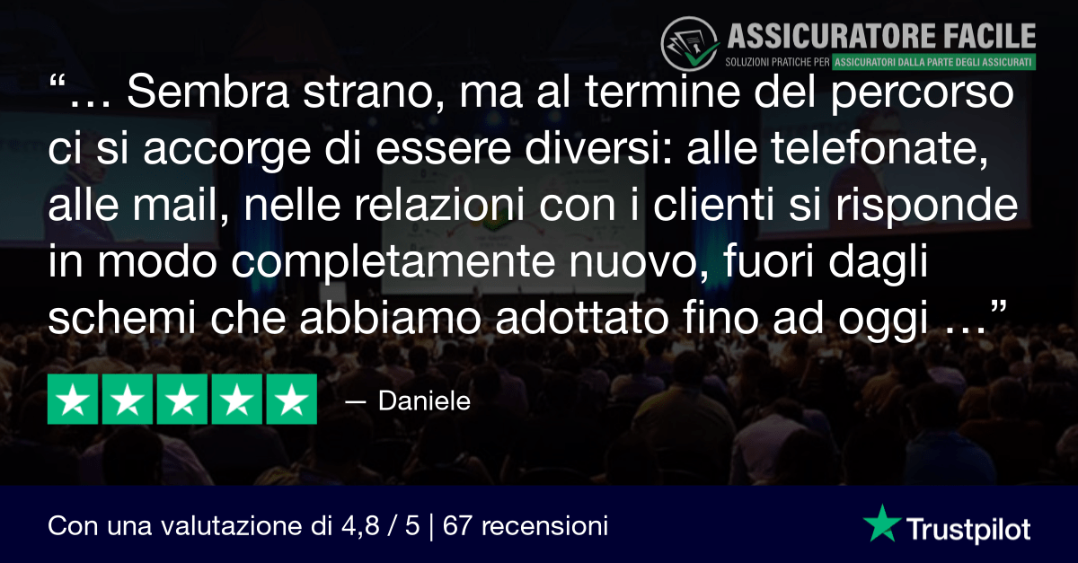 Trustpilot Review - Scuola Assicuratore Facile - Daniele Biscaro-min