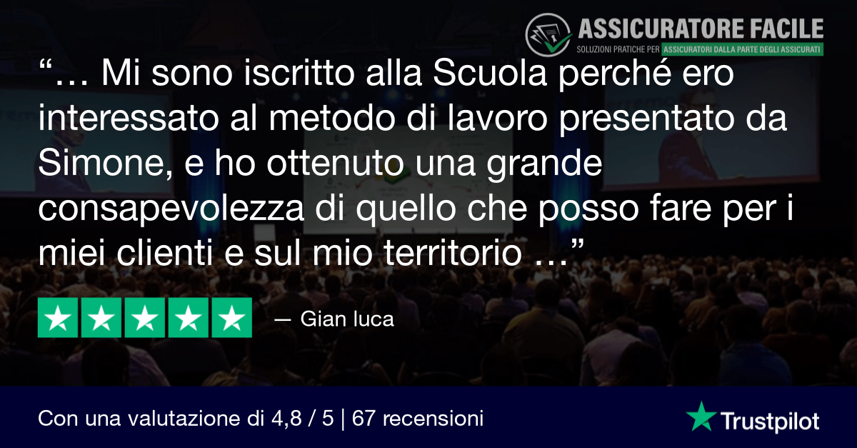 Trustpilot Review - Scuola Assicuratore Facile - Gian Luca Gronchi-min