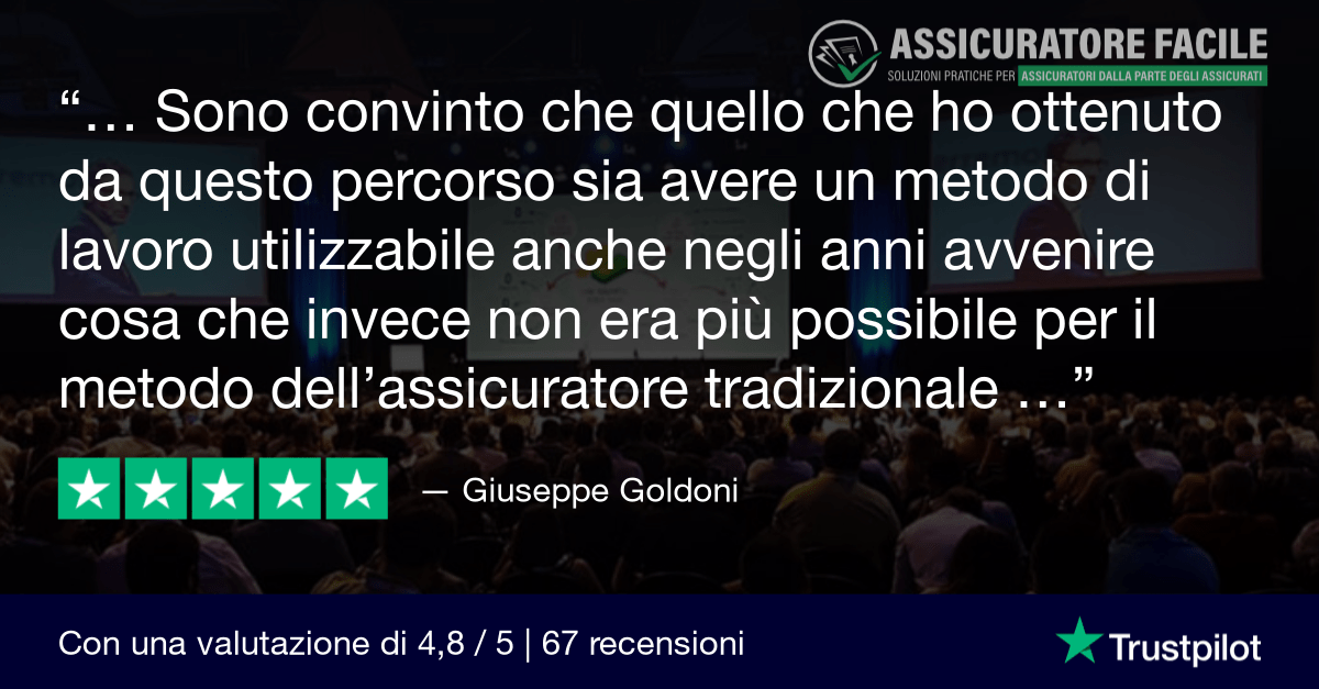 Trustpilot Review - Scuola Assicuratore Facile - Giuseppe Goldoni-min