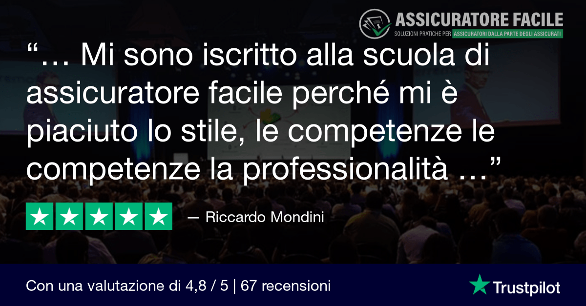 Trustpilot Review - Scuola Assicuratore Facile - Riccardo Mondini-min
