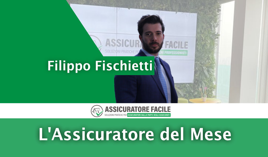 Filippo Fischietti giovane agente assicurativo è l'assicuratore del mese di Febbraio 2023 sul blog di Assicuratore Facile