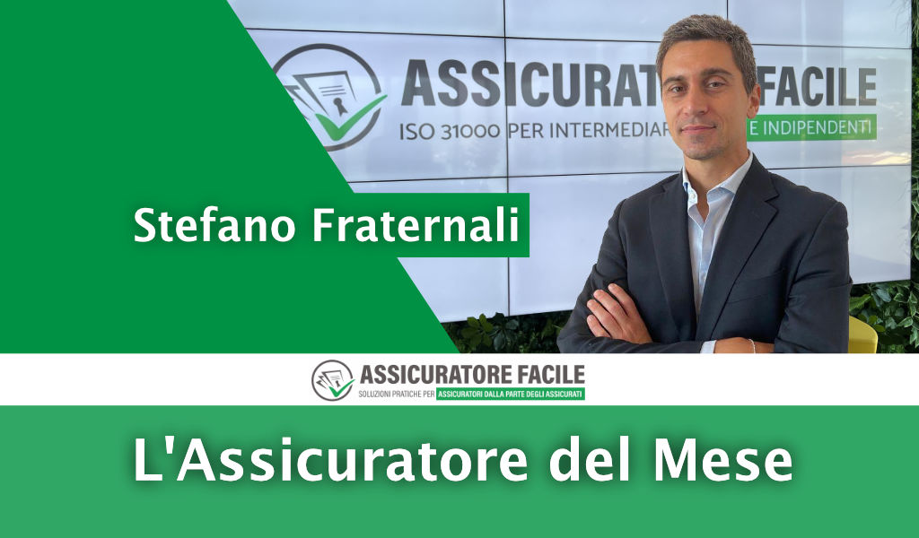 Stefano Fraternali, assicuratore del mese di Settembre 2023 sul blog di Assicuratore Facile